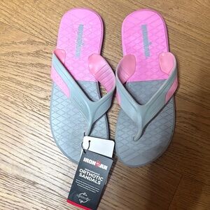 Iron Man Gray and Pink Women’s Orthotic Sandals